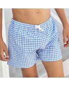 Short de Bain Vichy bleu