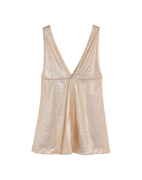Robe Flora dorée