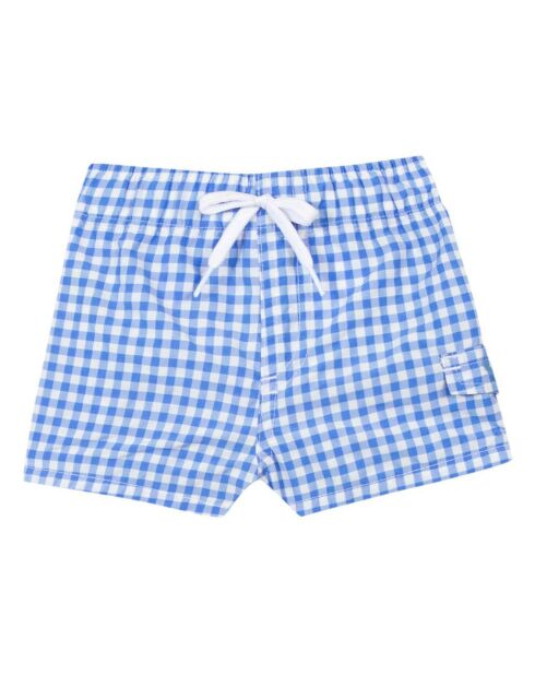 Short de Bain Vichy bleu