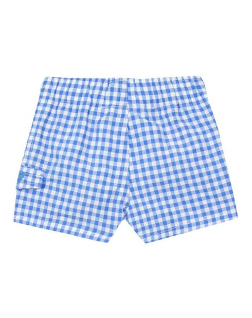 Short de Bain Vichy bleu