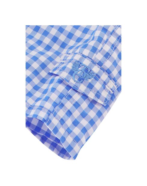 Short de Bain Vichy bleu