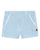 Short Rayé bleu