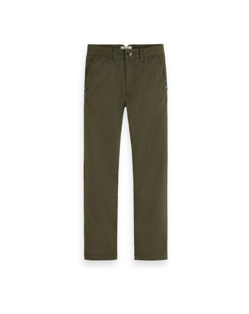 Pantalon Chino vert kaki
