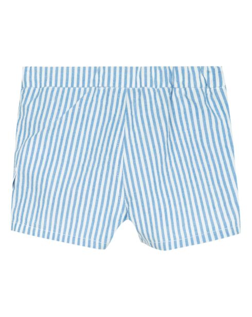 Short Rayé bleu