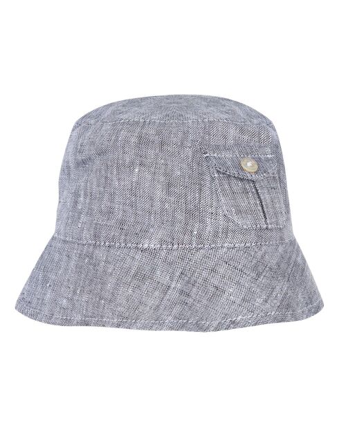Chapeau Lin gris chiné