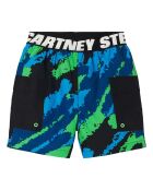 Short de Bain Polyester Recyclé Collection Active Wear noir