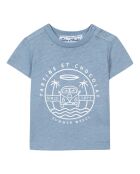 T-Shirt Summer Waves bleu