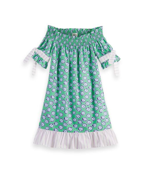 Robe Imprimée vert d'eau