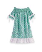 Robe Imprimée vert d'eau