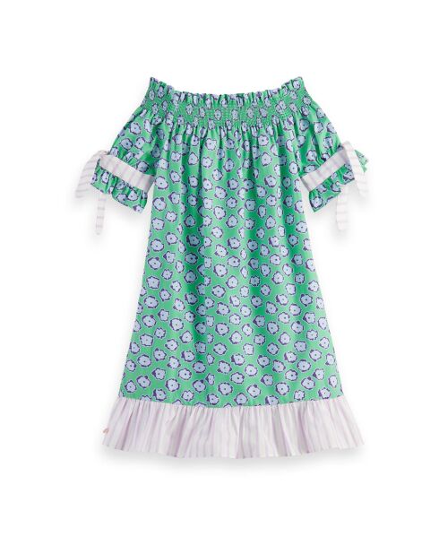 Robe Imprimée vert d'eau