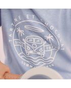 T-Shirt Summer Waves bleu