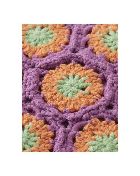 Top Crochet violet
