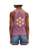 Top Crochet violet