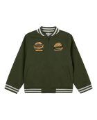Veste Bomber Burger vert kaki