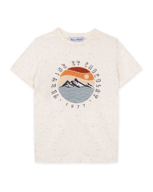 T-Shirt Texturé 1977 blanc