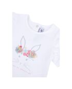 T-Shirt à Volants Lapin blanc