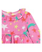 Robe Etoiles Filantes Tencel rose