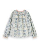 Blouse Surf and Sup blanc/bleu