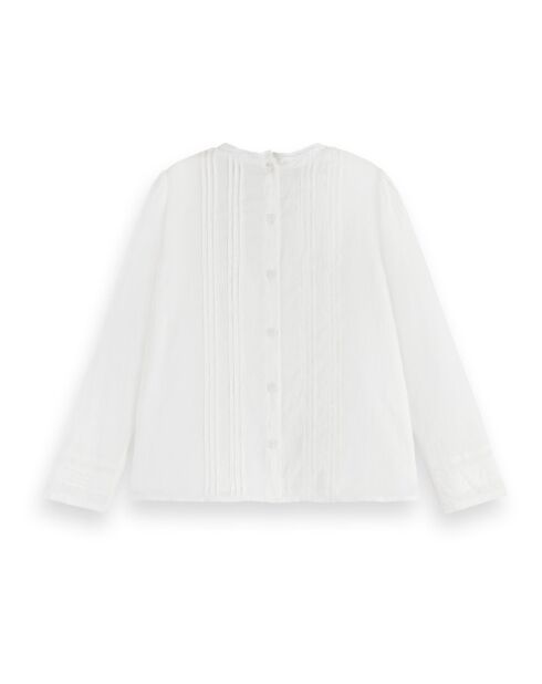 Blouse Broderies blanche