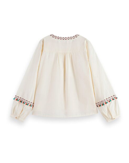 Chemise Broderie écrue