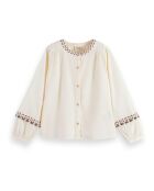 Chemise Broderie écrue
