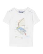 T-Shirt Avenue de la Mer blanc
