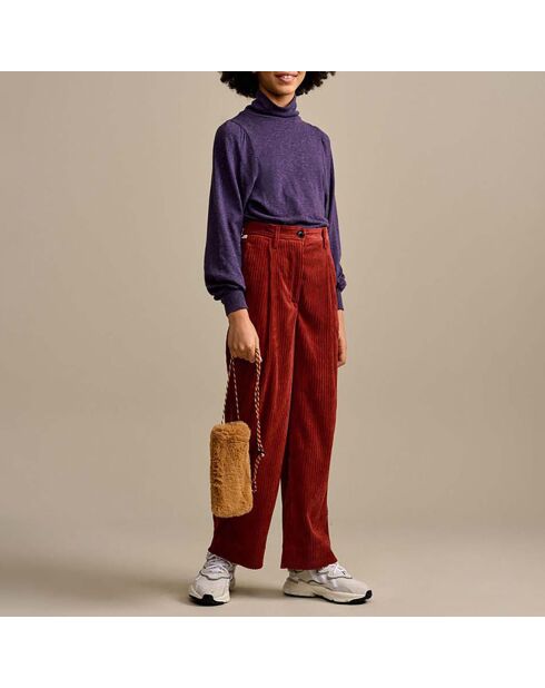 Pantalon Pringle rouge framboise