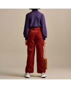 Pantalon Pringle rouge framboise