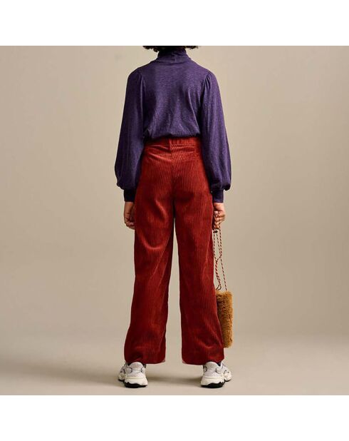 Pantalon Pringle rouge framboise