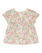 Blouse Liberty écru/multicolore