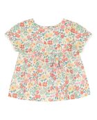 Blouse Liberty écru/multicolore