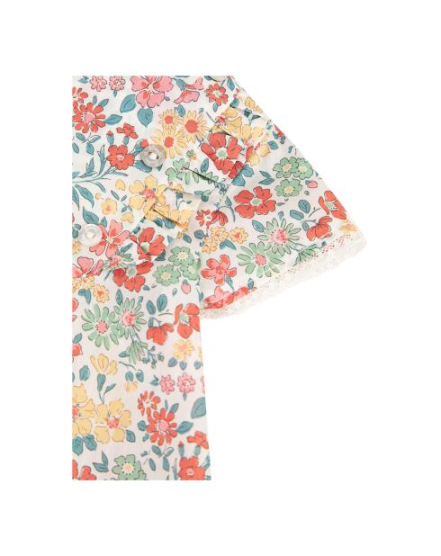 Blouse Liberty écru/multicolore