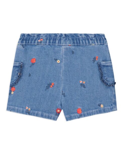 Short Denim bleu
