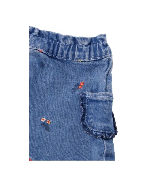 Short Denim bleu