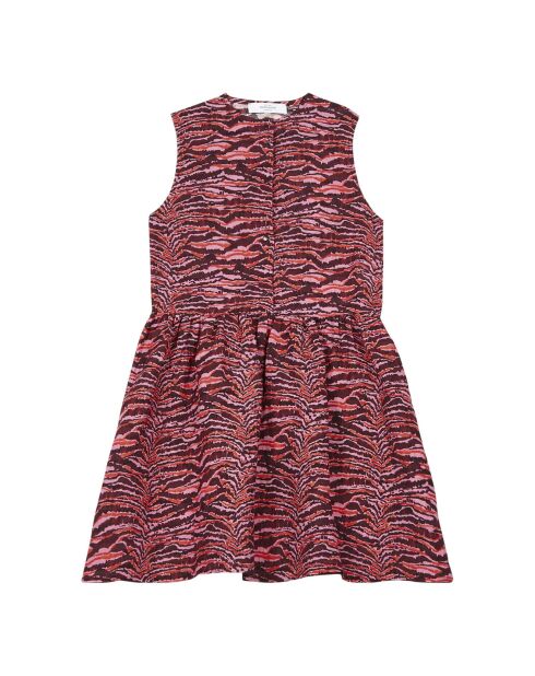 Robe en Lin mélangé Kandinsky Landscape Lin - Roseanna X Smallable rose