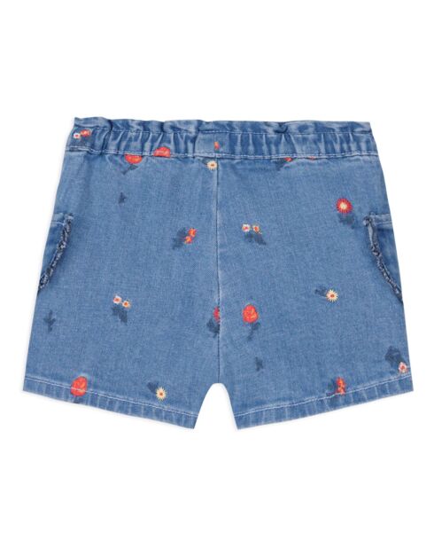 Short Denim bleu