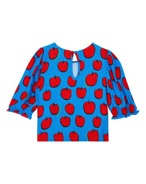 Blouse Pommes bleue