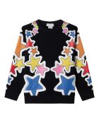 Sweat Etoiles Coton Bio noir