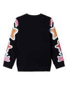 Sweat Etoiles Coton Bio noir