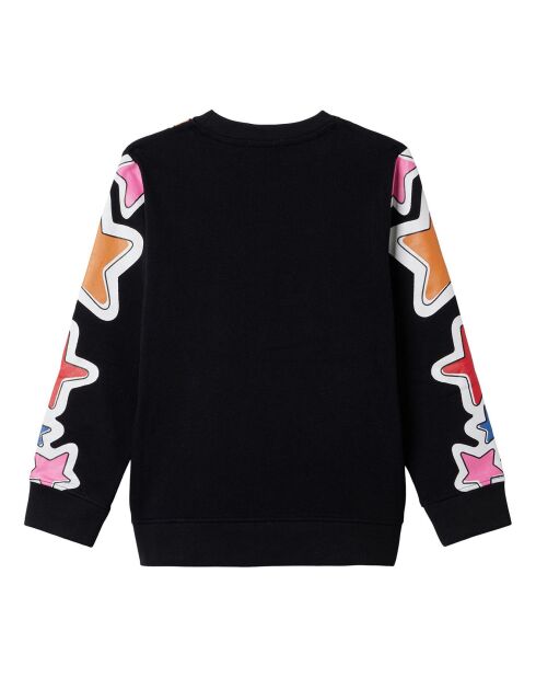 Sweat Etoiles Coton Bio noir