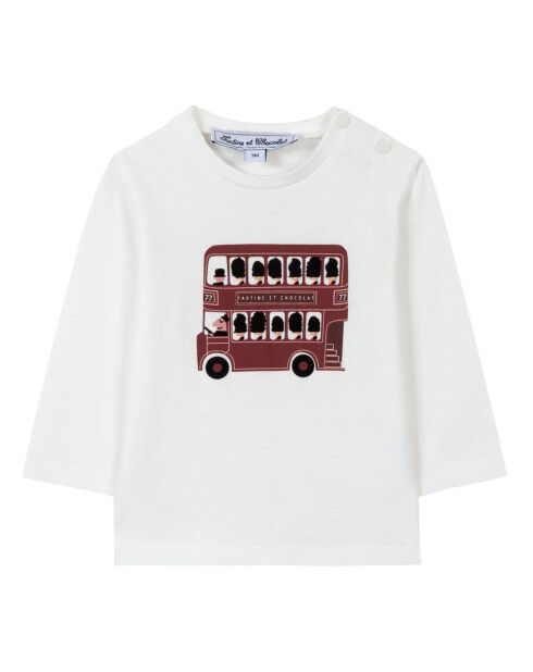 T-Shirt Bus écru