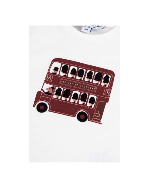 T-Shirt Bus écru