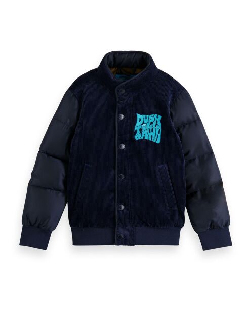 Veste Corduroy bleu nuit