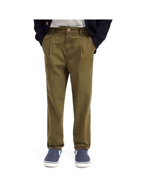 Pantalon Loose Chino  vert kaki