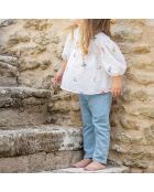 Blouse Ajourée blanche