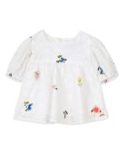 Blouse Ajourée blanche