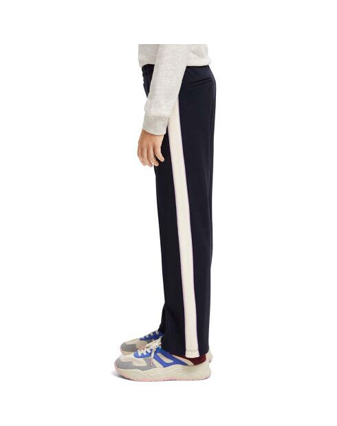 Pantalon Bicolore bleu marine