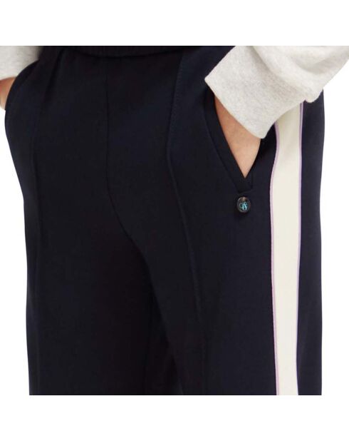 Pantalon Bicolore bleu marine