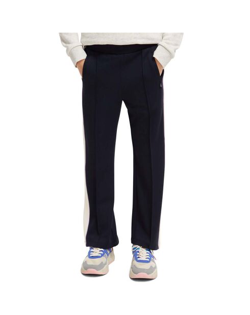 Pantalon Bicolore bleu marine