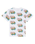 T-Shirt Go blanc/multicolore